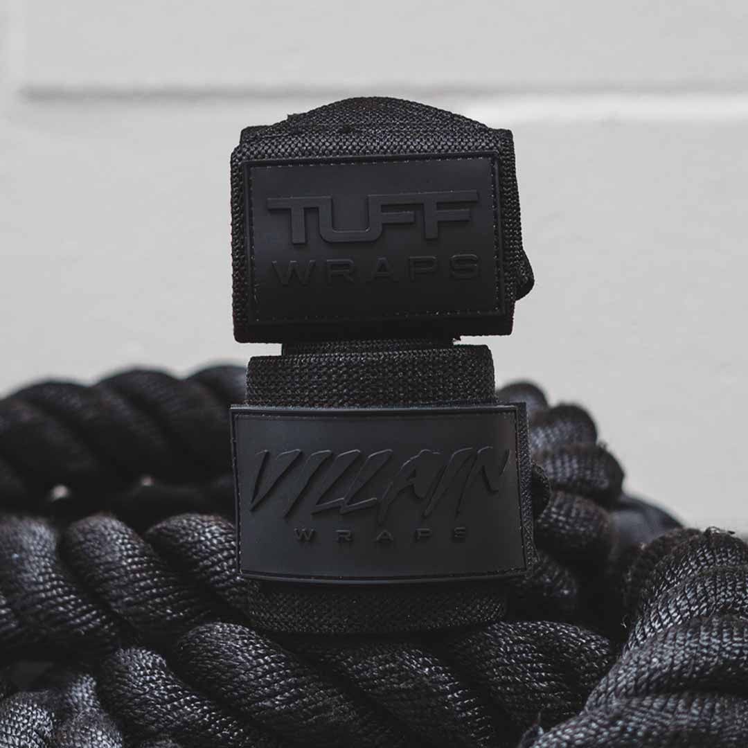 Blackout Villain Sidekick Wrist Wraps 16" TuffWraps.com